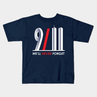 Nine Eleventh Patriot Day Kids T-Shirt